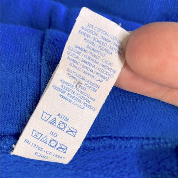 Vintage Jerzees Blue Lake Louise Pullover Hoodie S - Picture 4 of 16